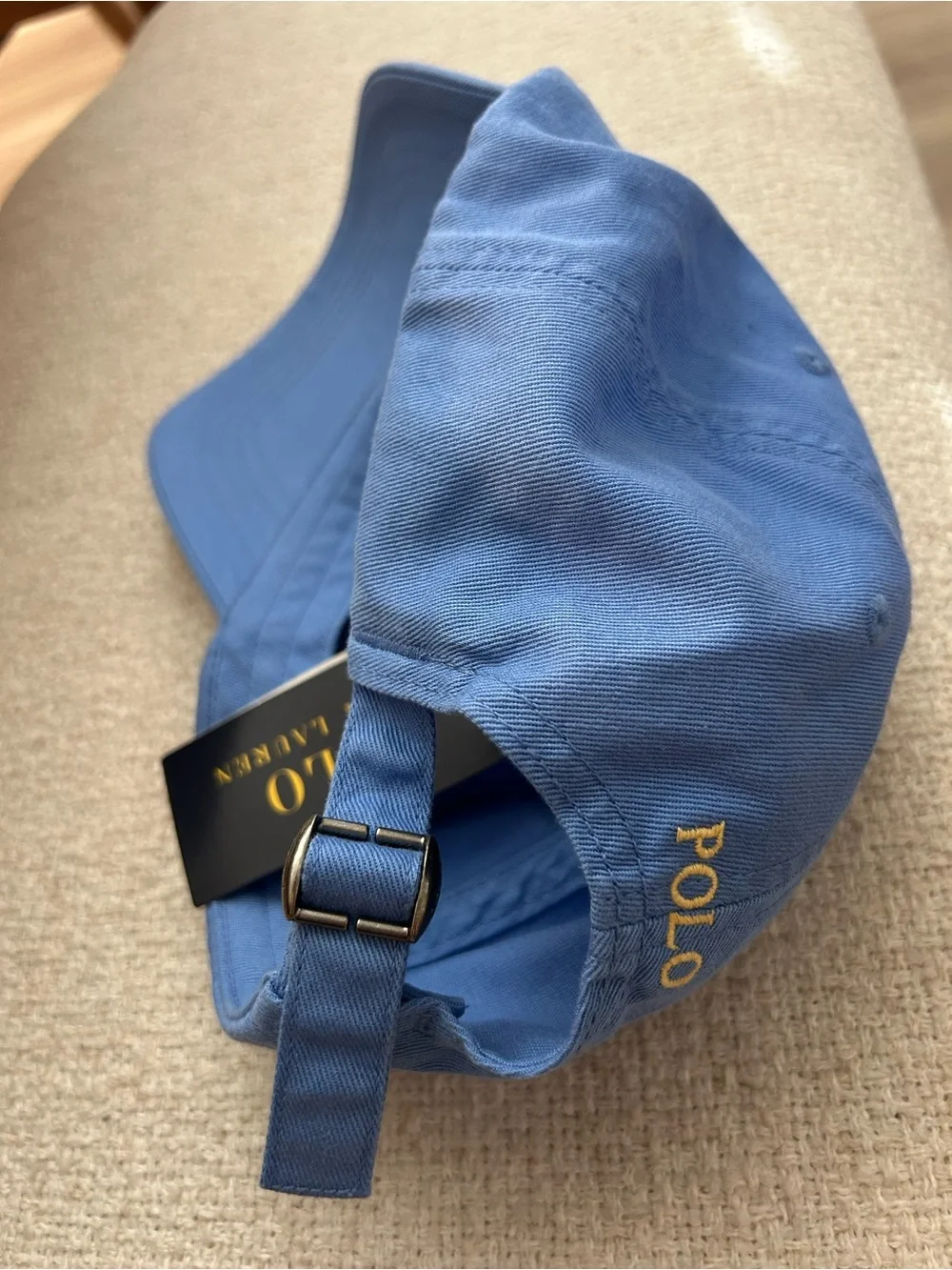 Polo by Ralph Lauren Boy’s Blue Baseball Cap with Embroidered Logo